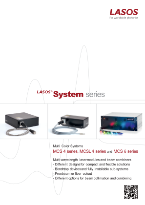 LASOS Laser System series booklet